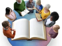 Konzept der Identifizierung und des Verständnisses einer Zielgruppe für Bücher, mit einem Fokus auf Vielfalt und Leserengagement